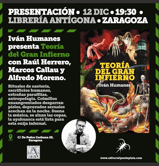 Iván Humanes presenta 'Teoría del gran infierno',